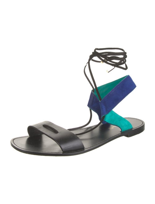 Diane von Furstenberg Leather Gladiator Sandals