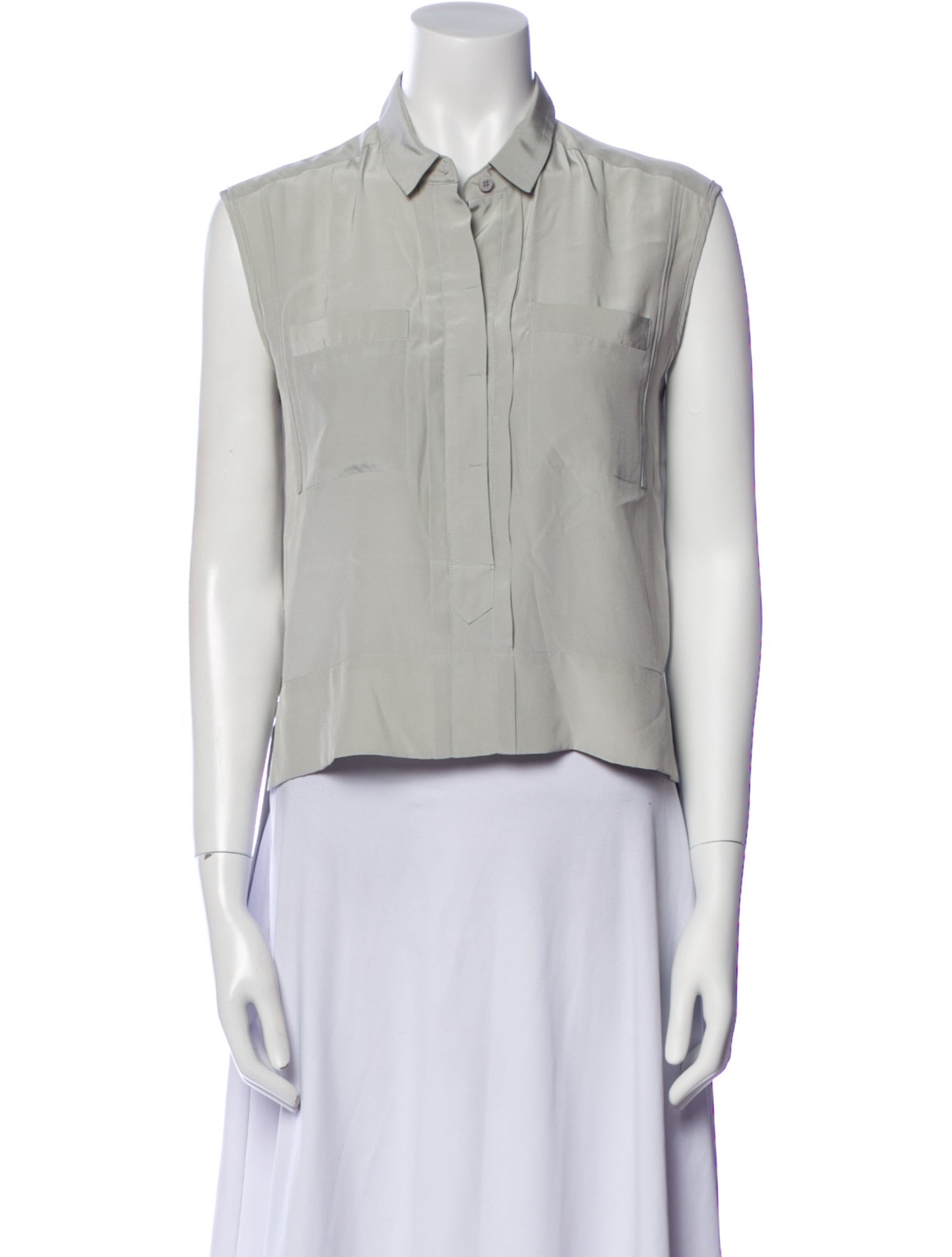 Diane von Furstenberg Sleeveless Crop Top