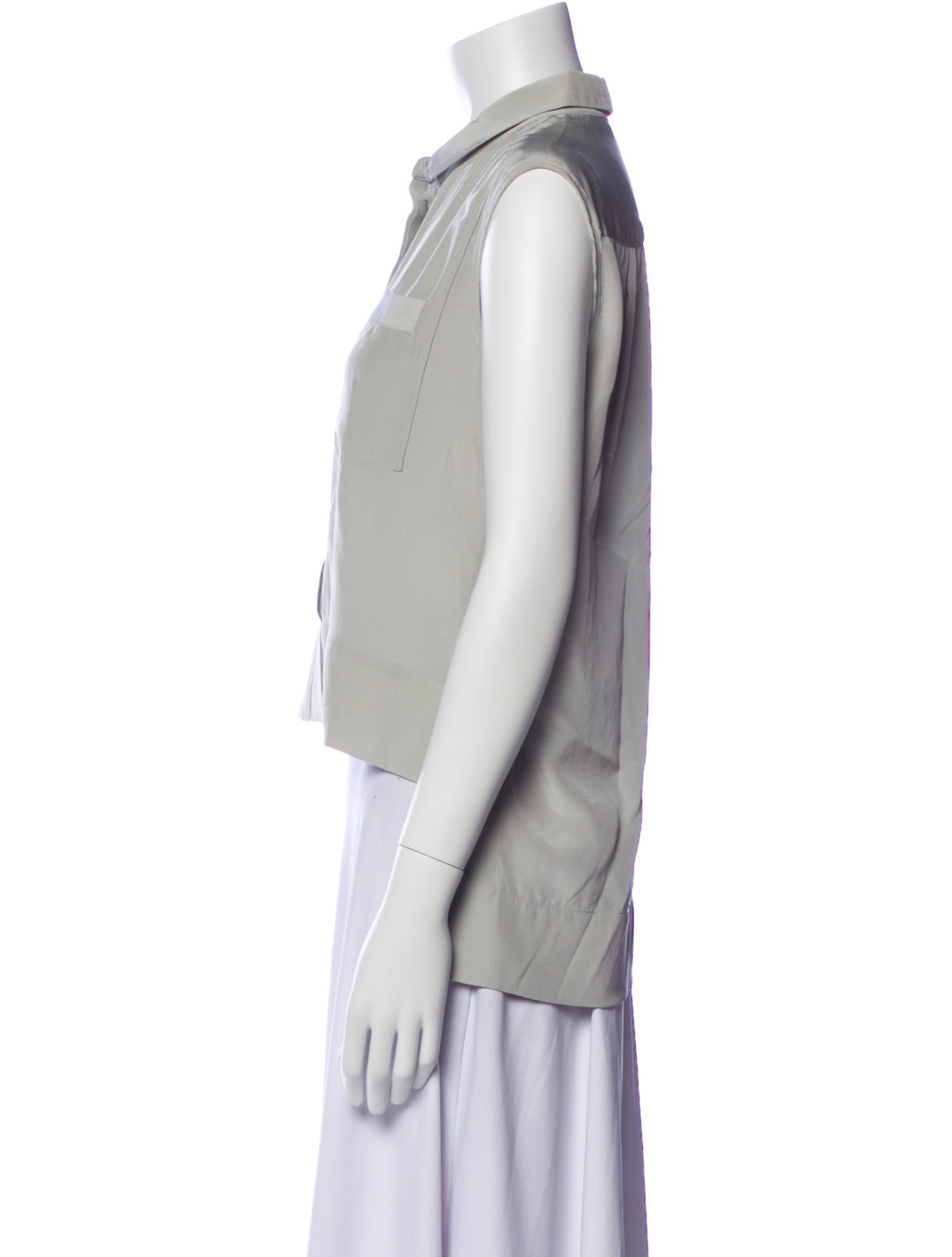 Diane von Furstenberg Sleeveless Crop Top