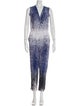 Diane von Furstenberg Silk Printed Jumpsuit