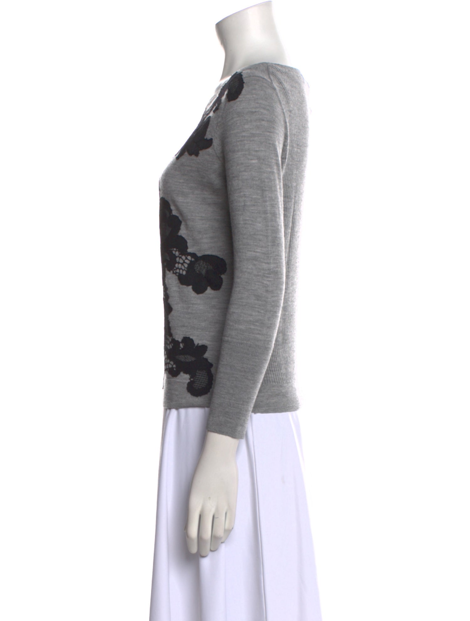 Diane von Furstenberg Wool Printed Sweater