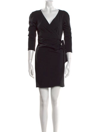 Diane von Furstenberg V-Neck Mini Dress