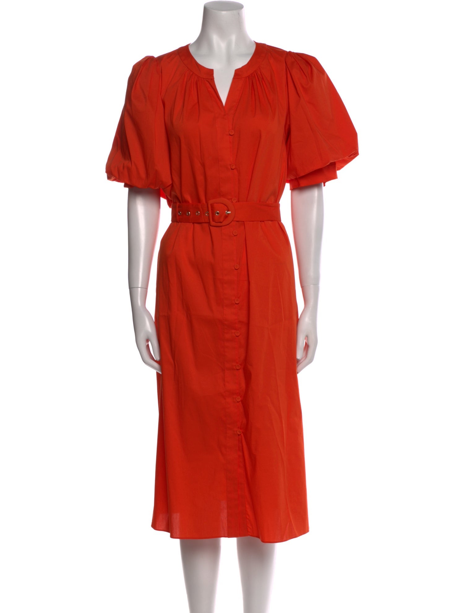 Diane von Furstenberg V-Neck Midi Length Dress