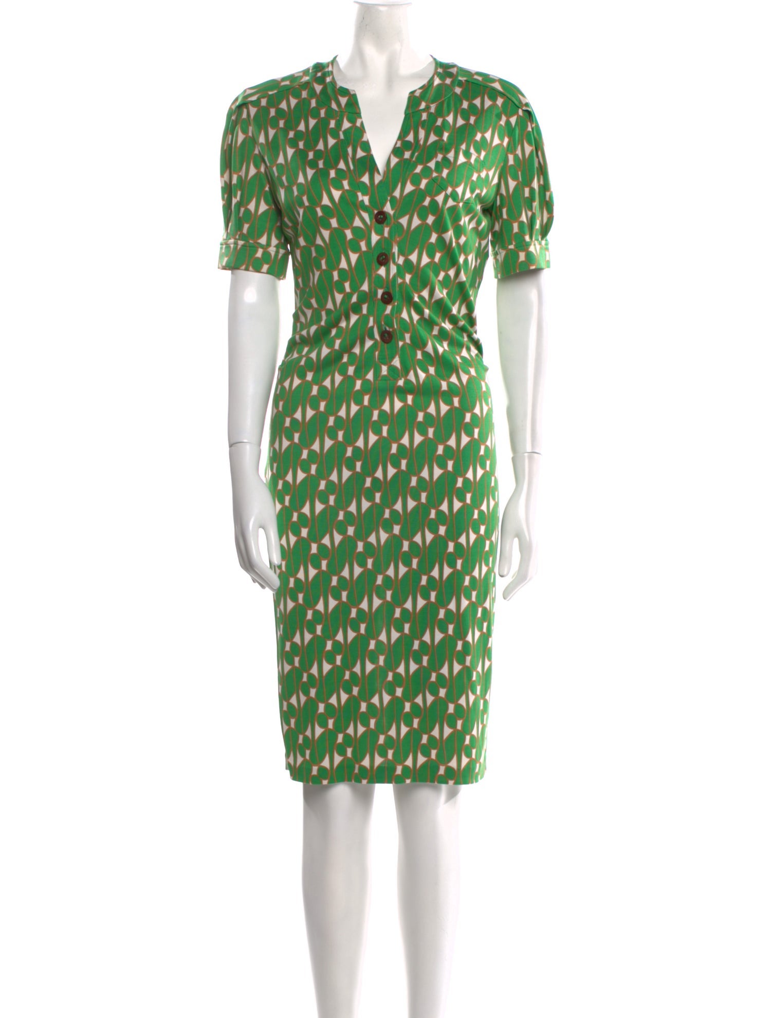 Diane von Furstenberg Silk Knee-Length Dress