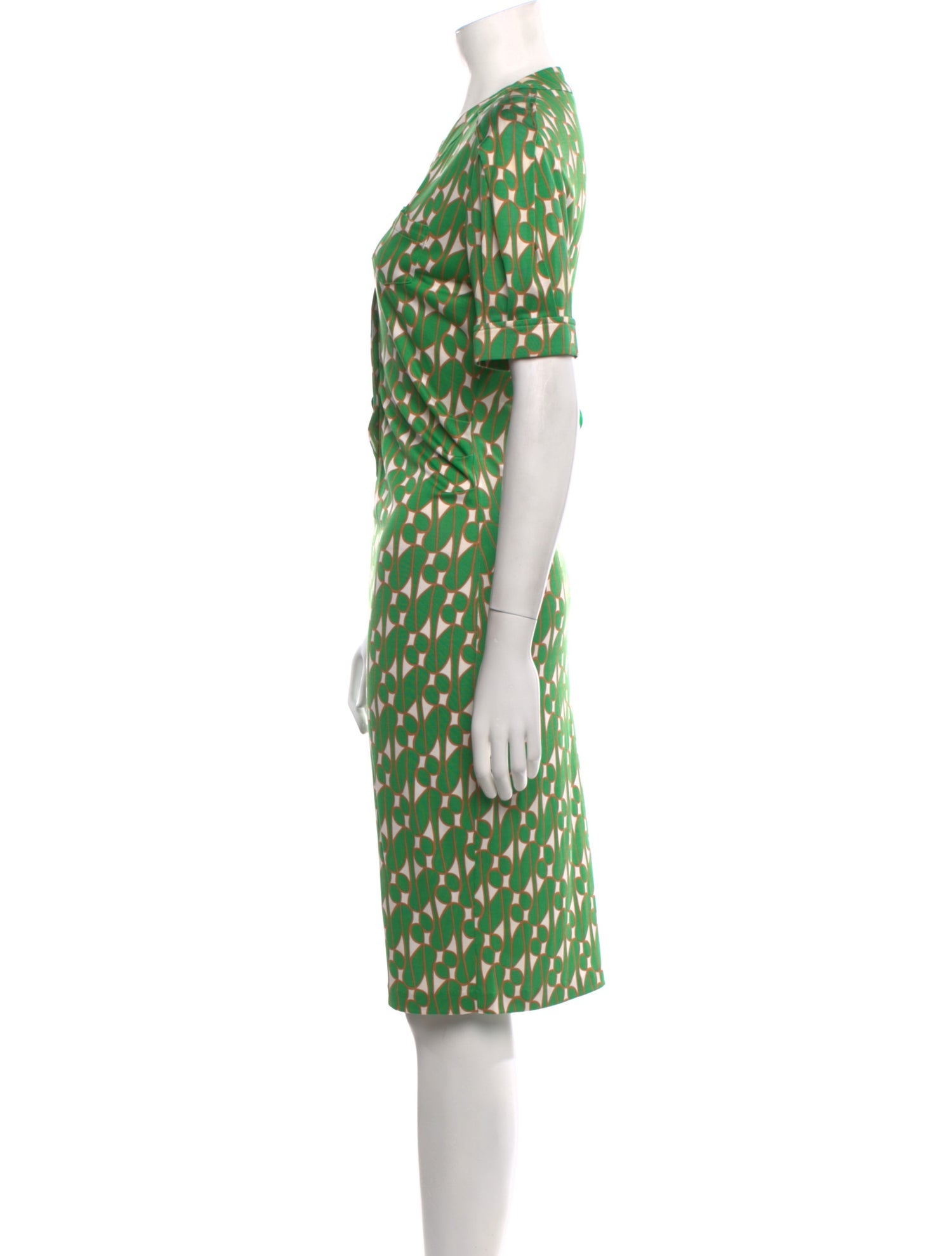 Diane von Furstenberg Silk Knee-Length Dress