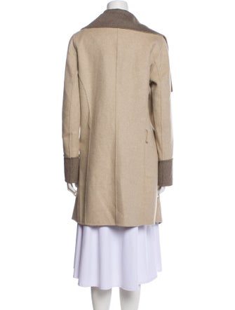 Diane von Furstenberg Wool Striped Coat