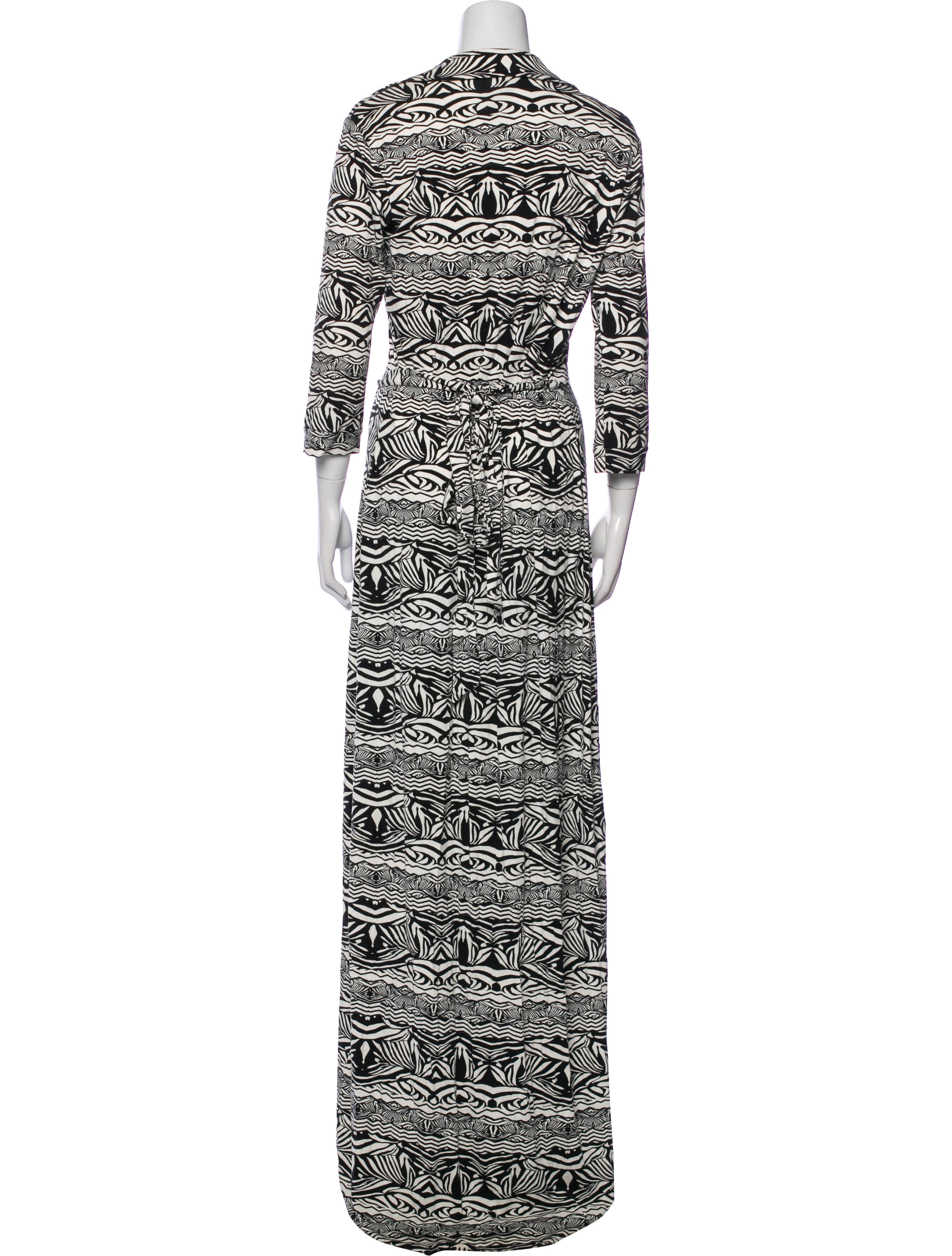 Diane von Furstenberg Printed Long Dress