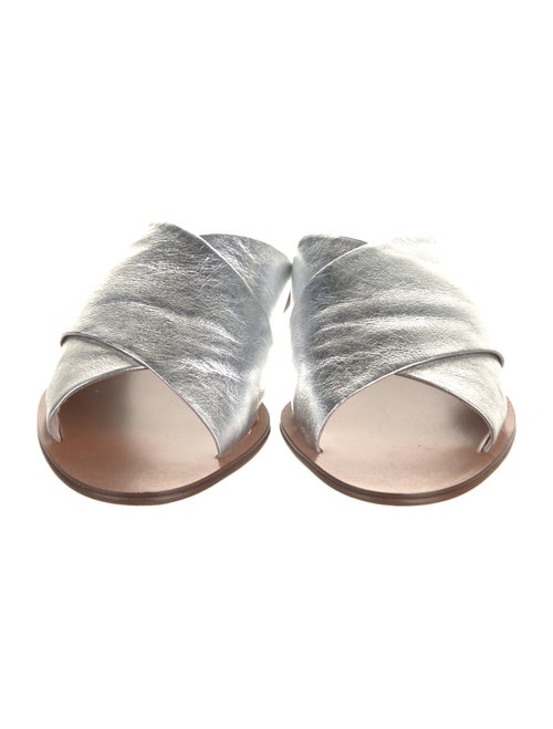 Diane von Furstenberg Leather Slides