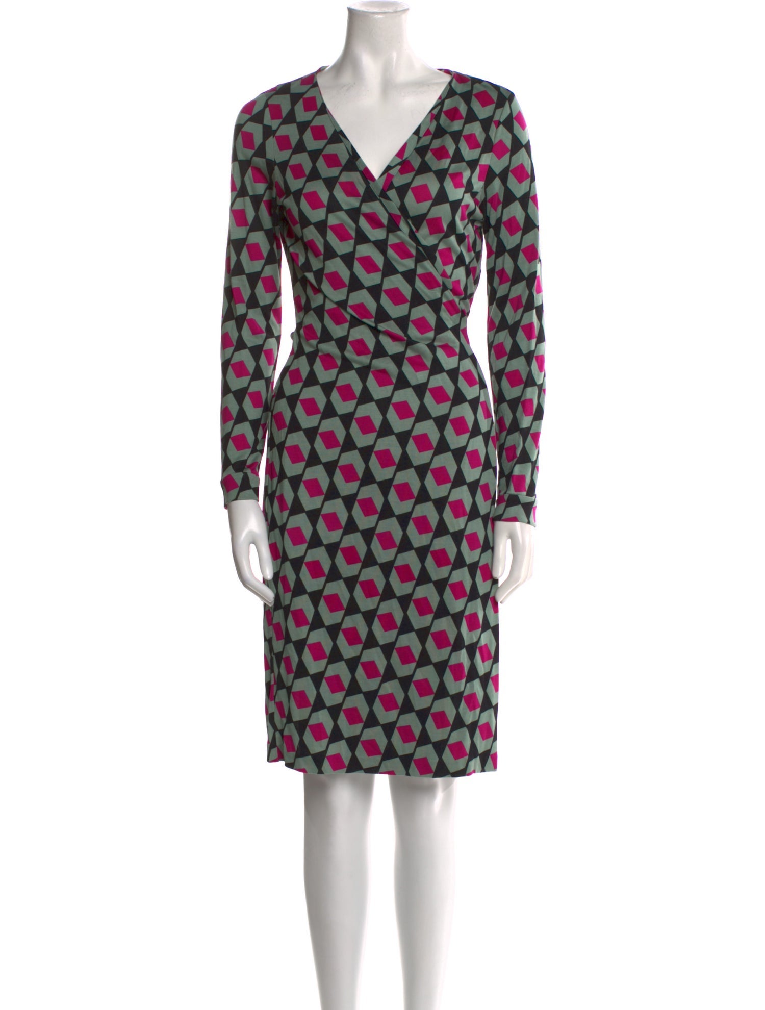 Diane von Furstenberg Silk Knee-Length Dress