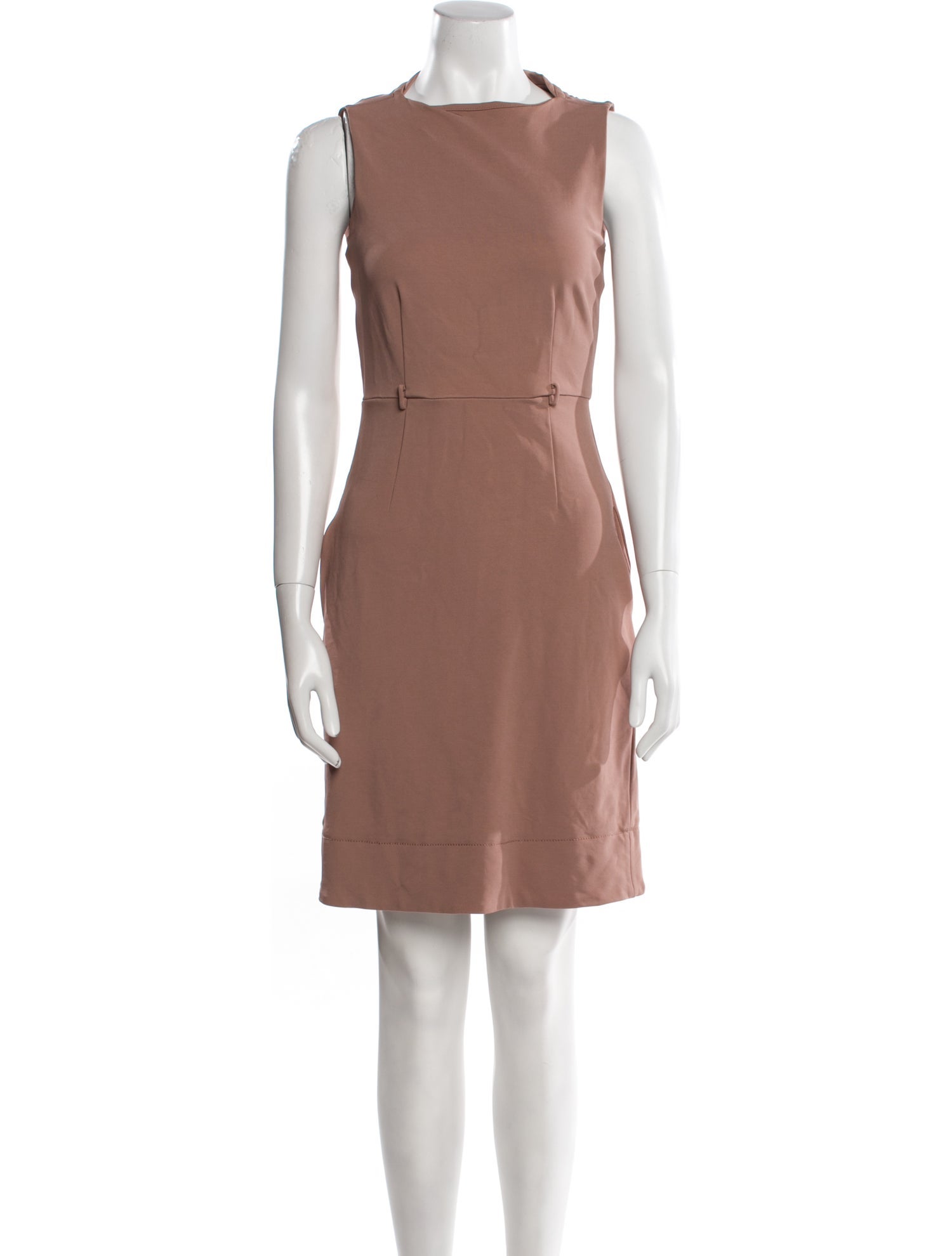 Diane von Furstenberg Bateau Neckline Mini Dress