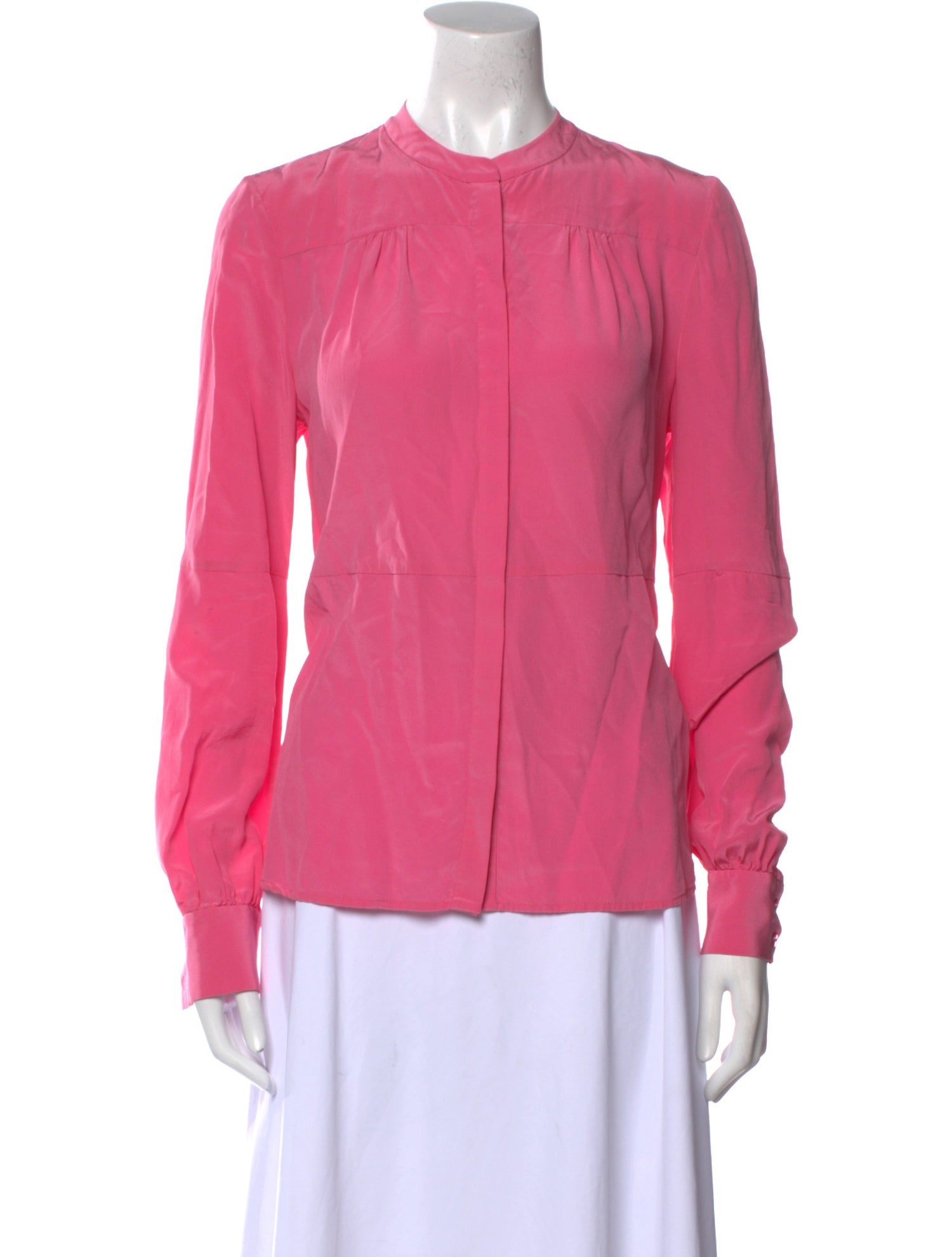 Diane von Furstenberg Silk Crew Neck Blouse