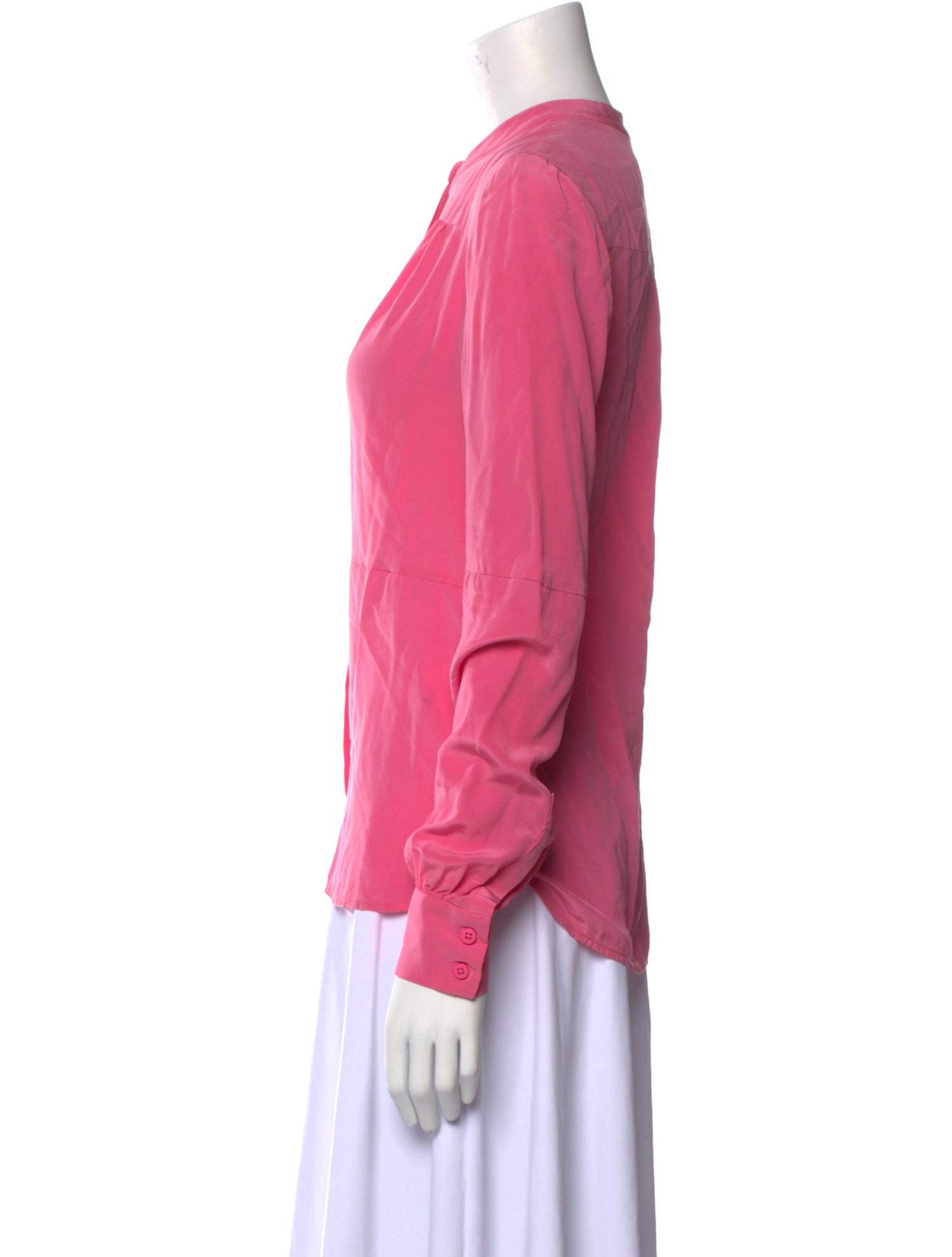 Diane von Furstenberg Silk Crew Neck Blouse