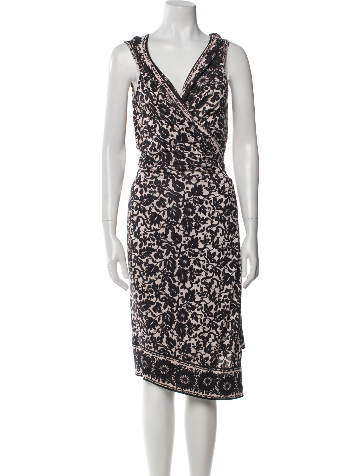 Diane von Furstenberg Silk Midi Length Dress w/ Tags