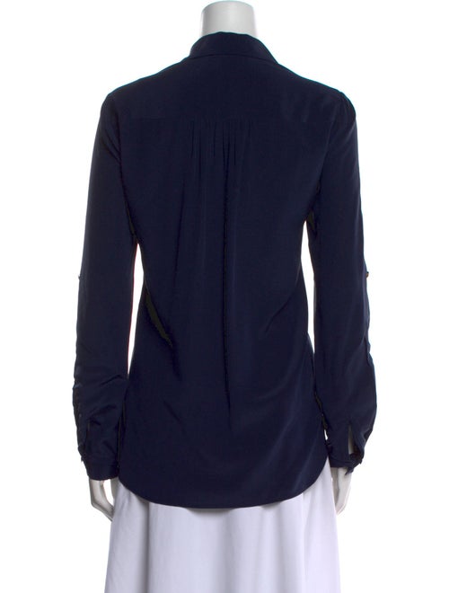 Diane von Furstenberg Silk Long Sleeve Blouse