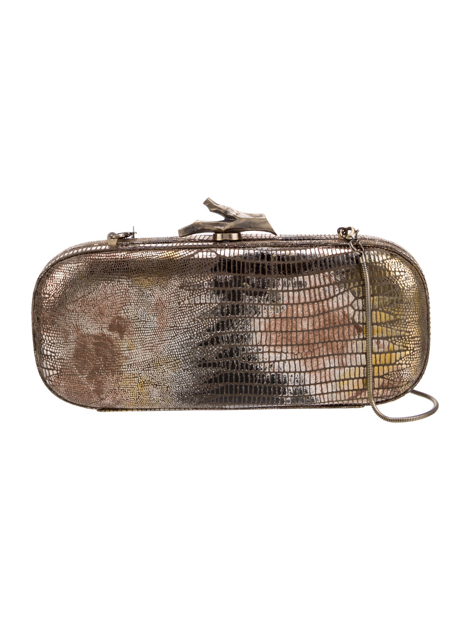 Diane von Furstenberg Leather Minaudière