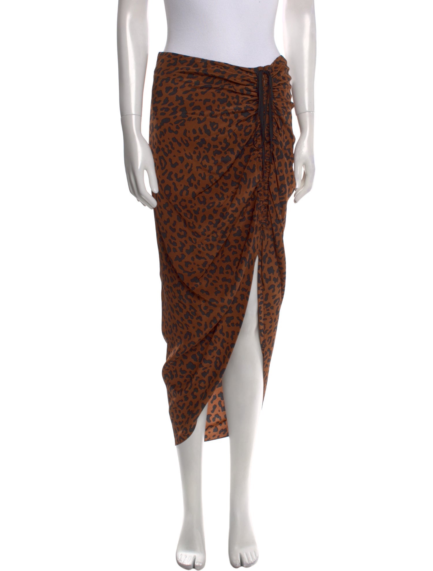 Diane von Furstenberg Silk Midi Length Skirt