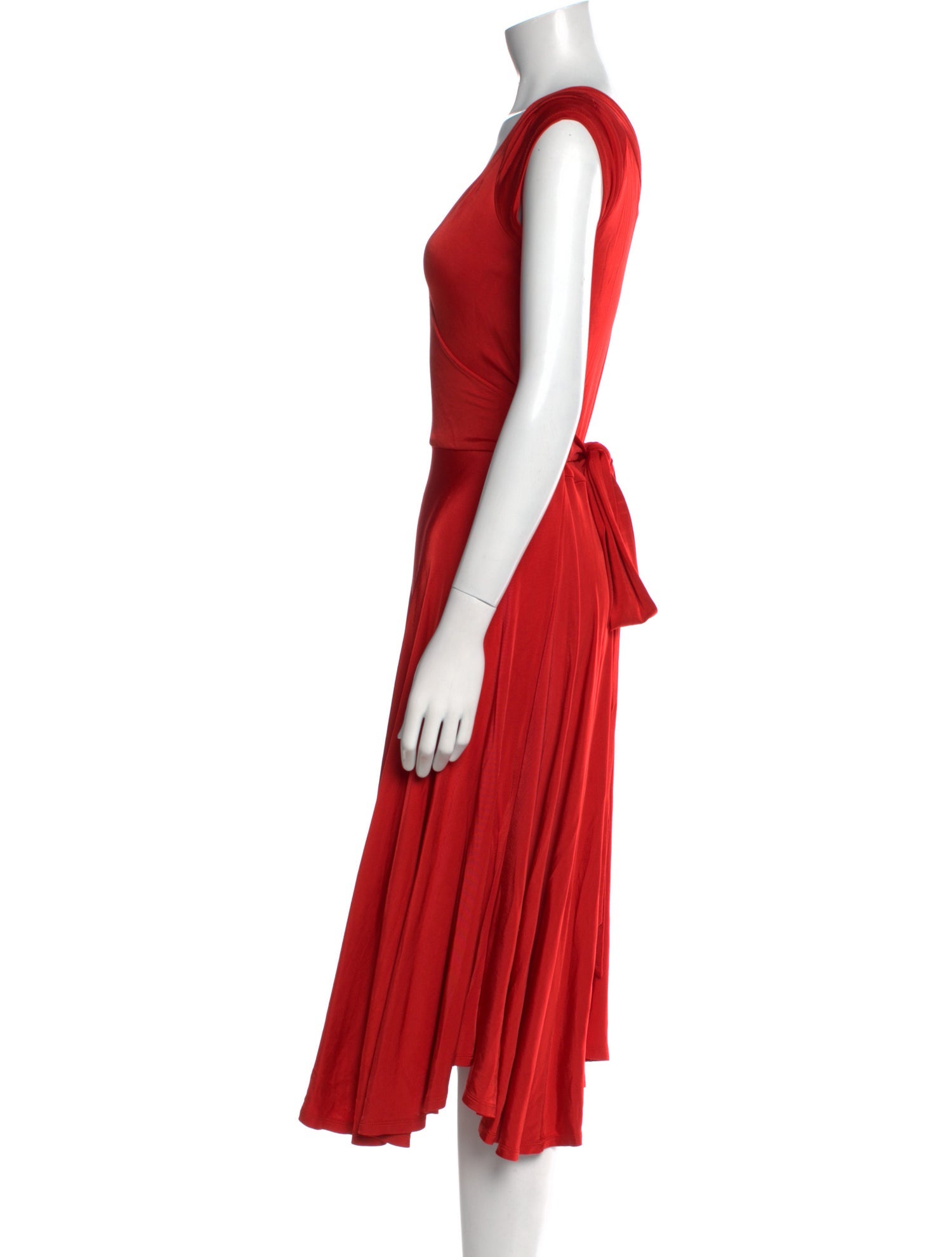 Diane von Furstenberg V-Neck Midi Length Dress