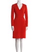 Diane von Furstenberg V-Neck Knee-Length Dress
