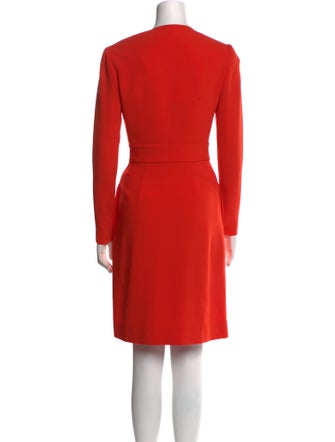 Diane von Furstenberg V-Neck Knee-Length Dress