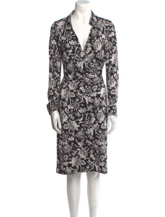 Diane von Furstenberg Silk Knee-Length Dress
