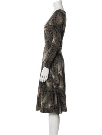 Diane von Furstenberg Printed Knee-Length Dress