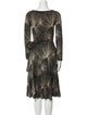 Diane von Furstenberg Printed Knee-Length Dress