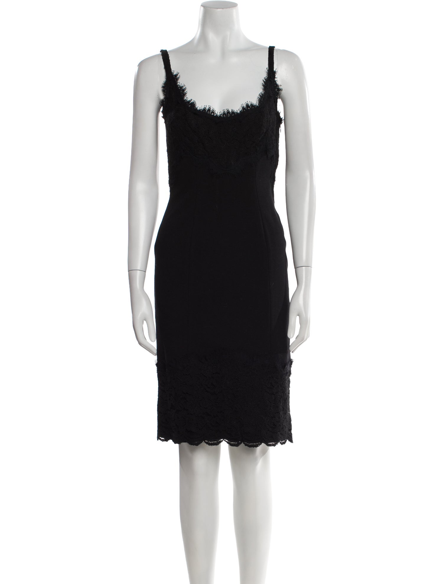 Diane von Furstenberg Scoop Neck Knee-Length Dress
