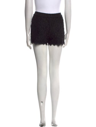 Diane von Furstenberg Lace Pattern Mini Shorts