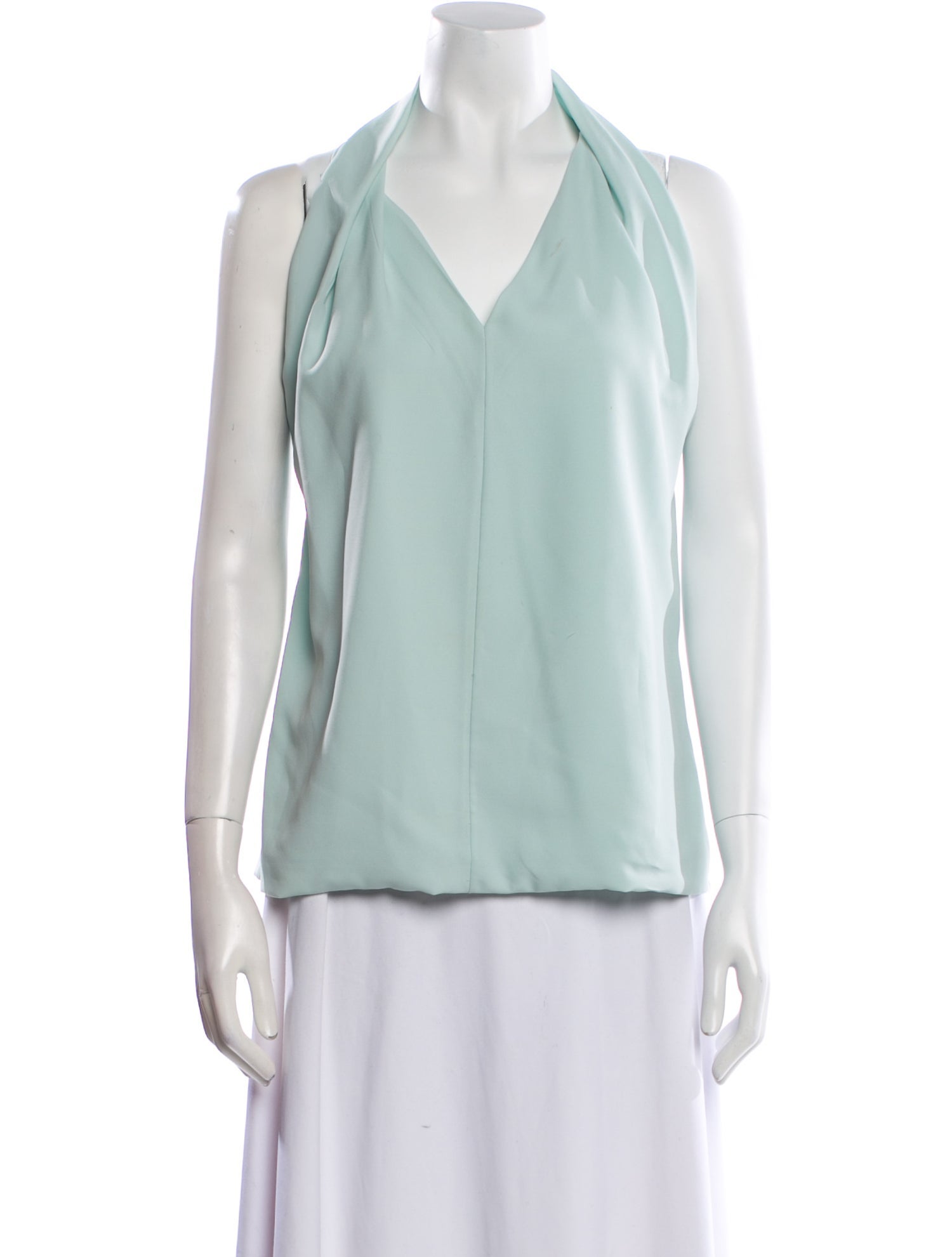 Diane von Furstenberg Silk V-Neck Top