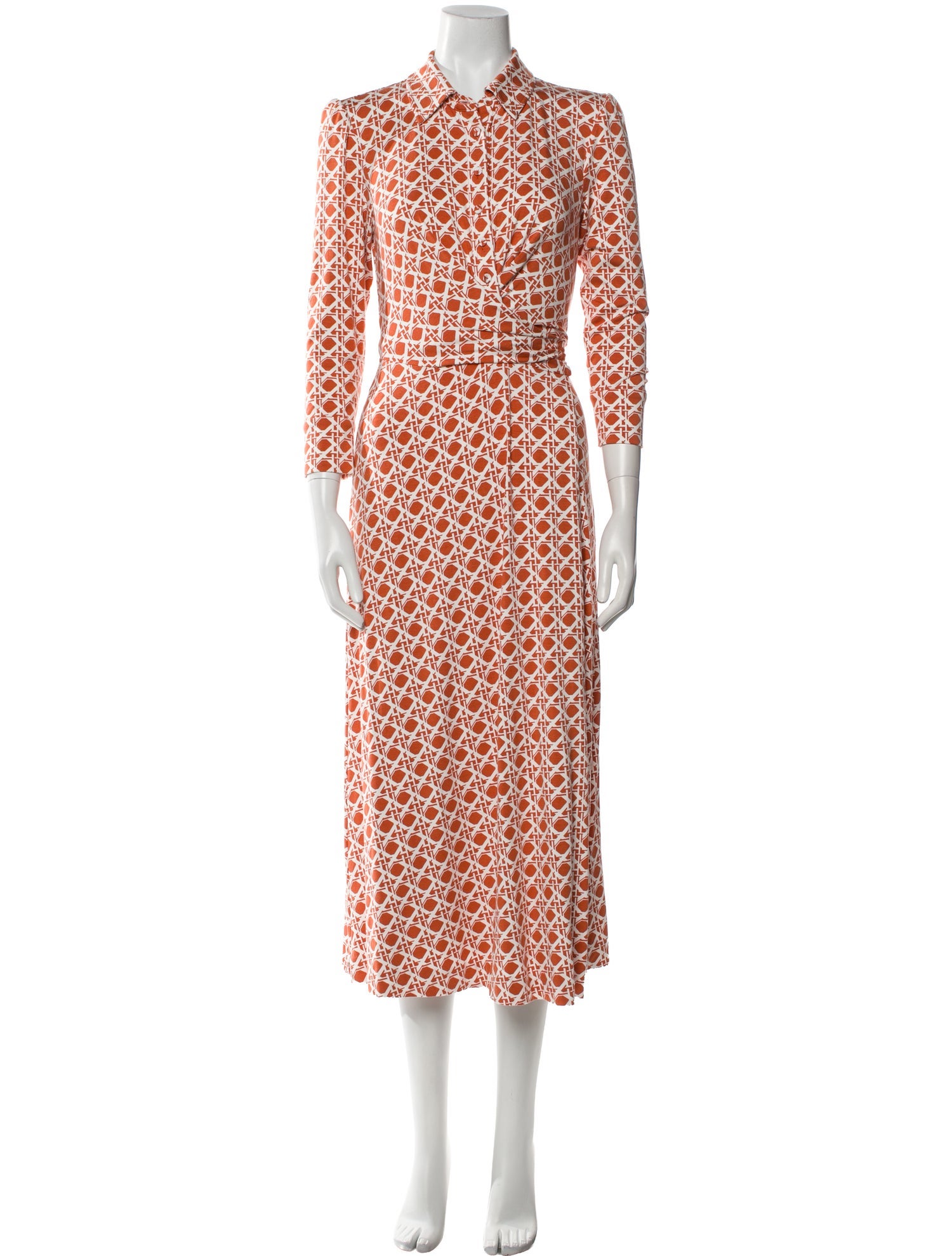 Diane von Furstenberg Printed Long Dress