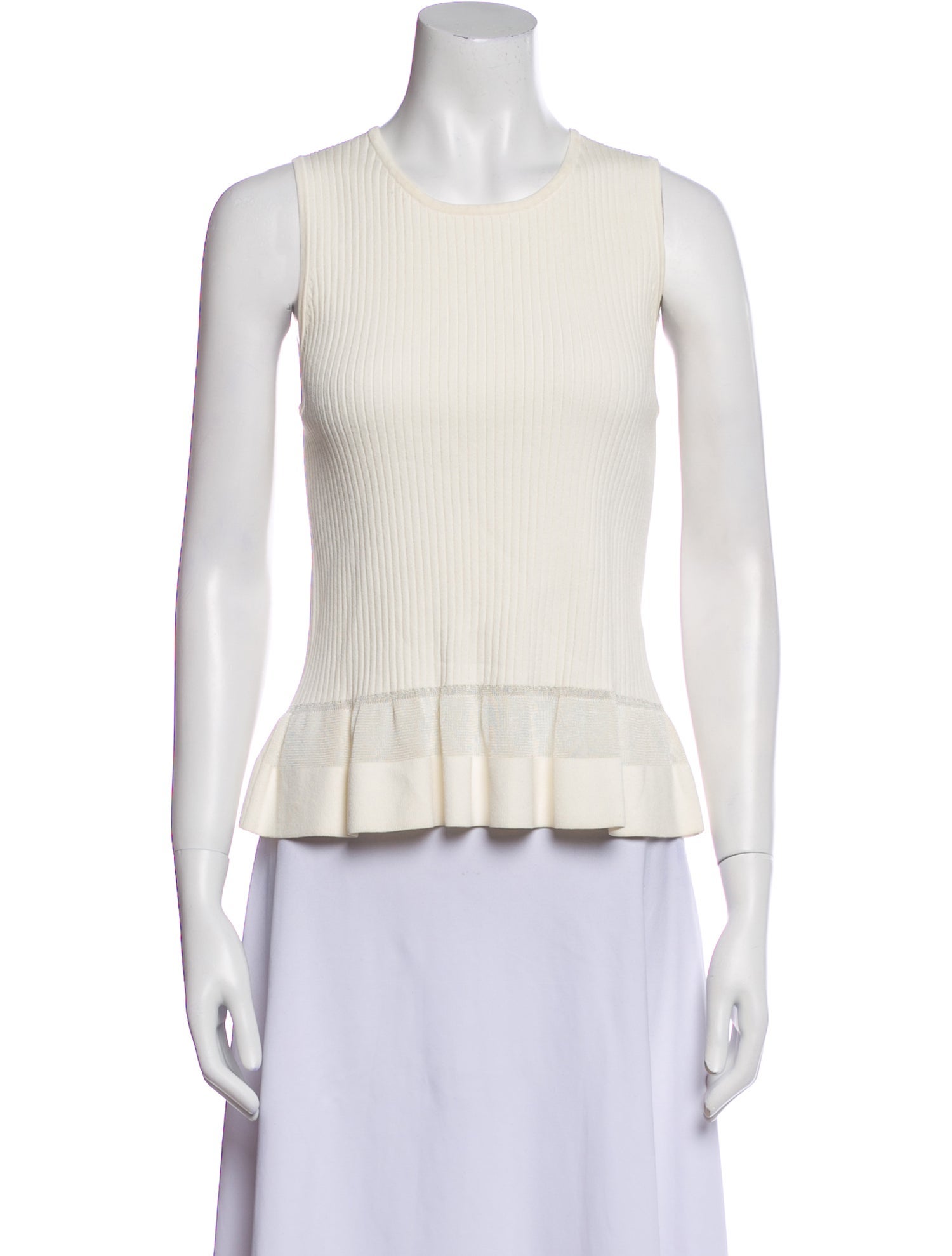 Diane von Furstenberg Crew Neck Sleeveless Top