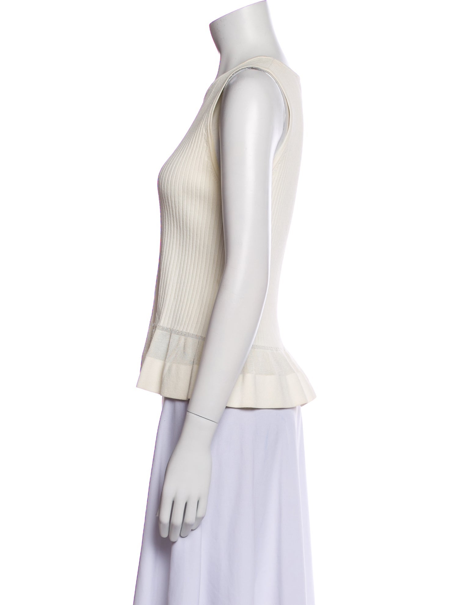 Diane von Furstenberg Crew Neck Sleeveless Top