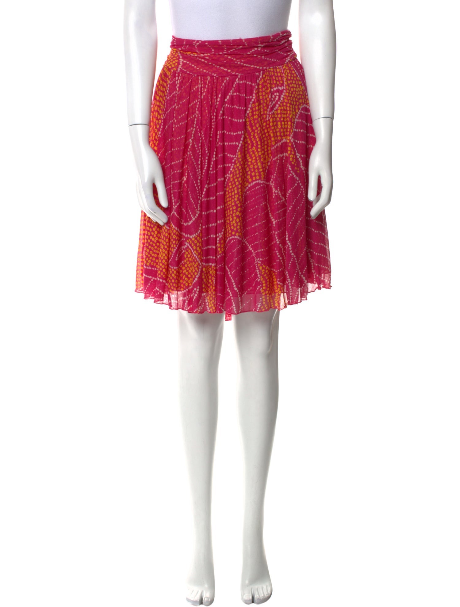 Diane von Furstenberg Silk Knee-Length Skirt