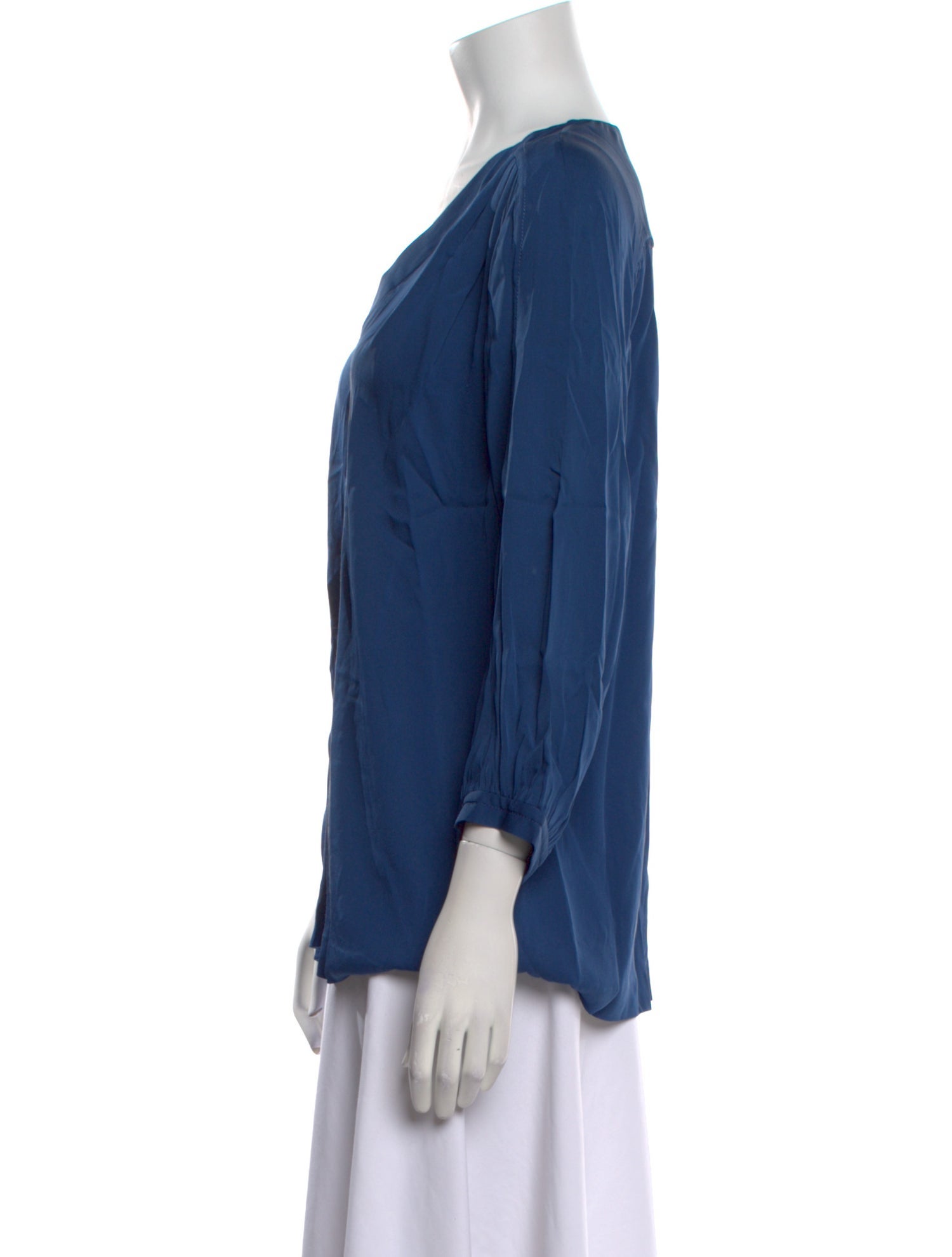 Diane von Furstenberg Silk V-Neck Blouse