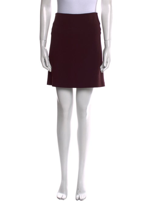 Diane von Furstenberg Pleated Accents Mini Skirt
