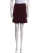 Diane von Furstenberg Pleated Accents Mini Skirt