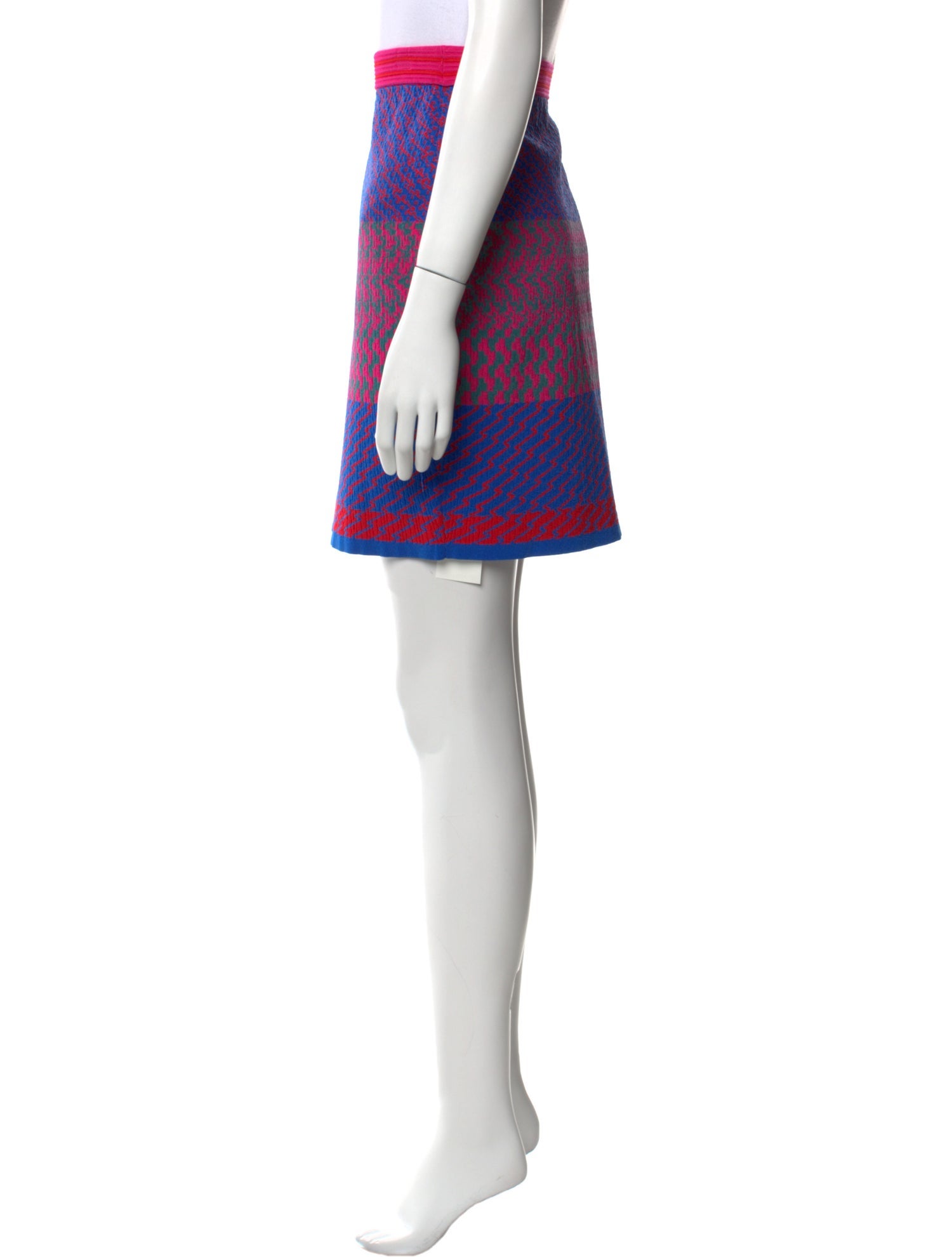 Diane von Furstenberg Printed Mini Skirt