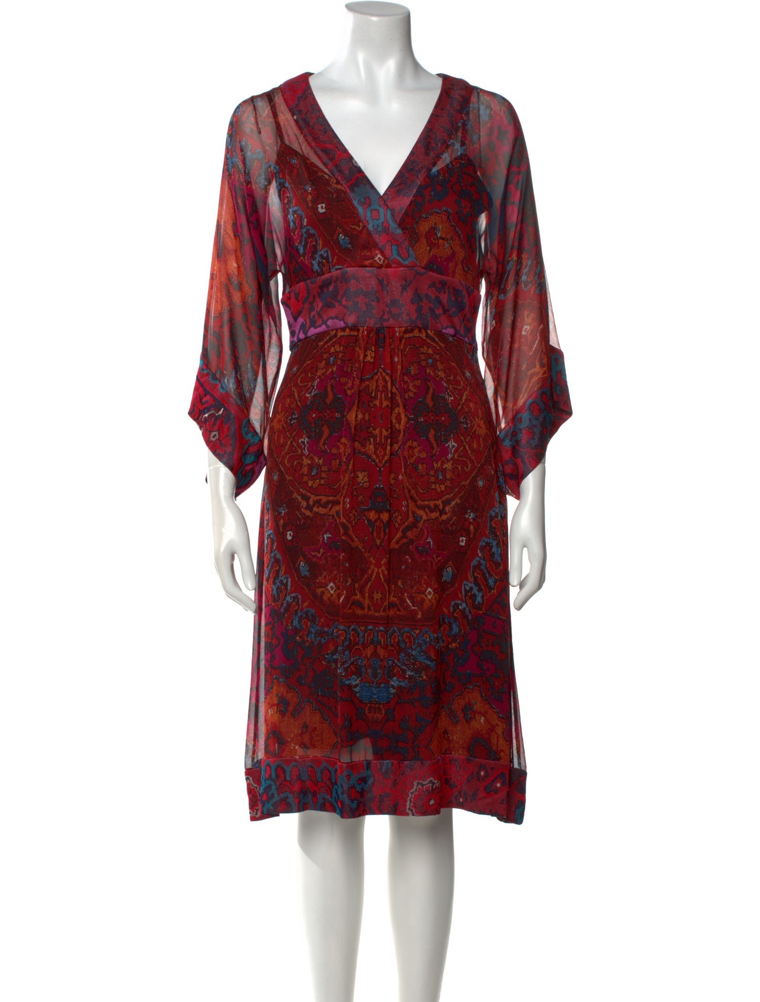 Diane von Furstenberg Silk Midi Length Dress