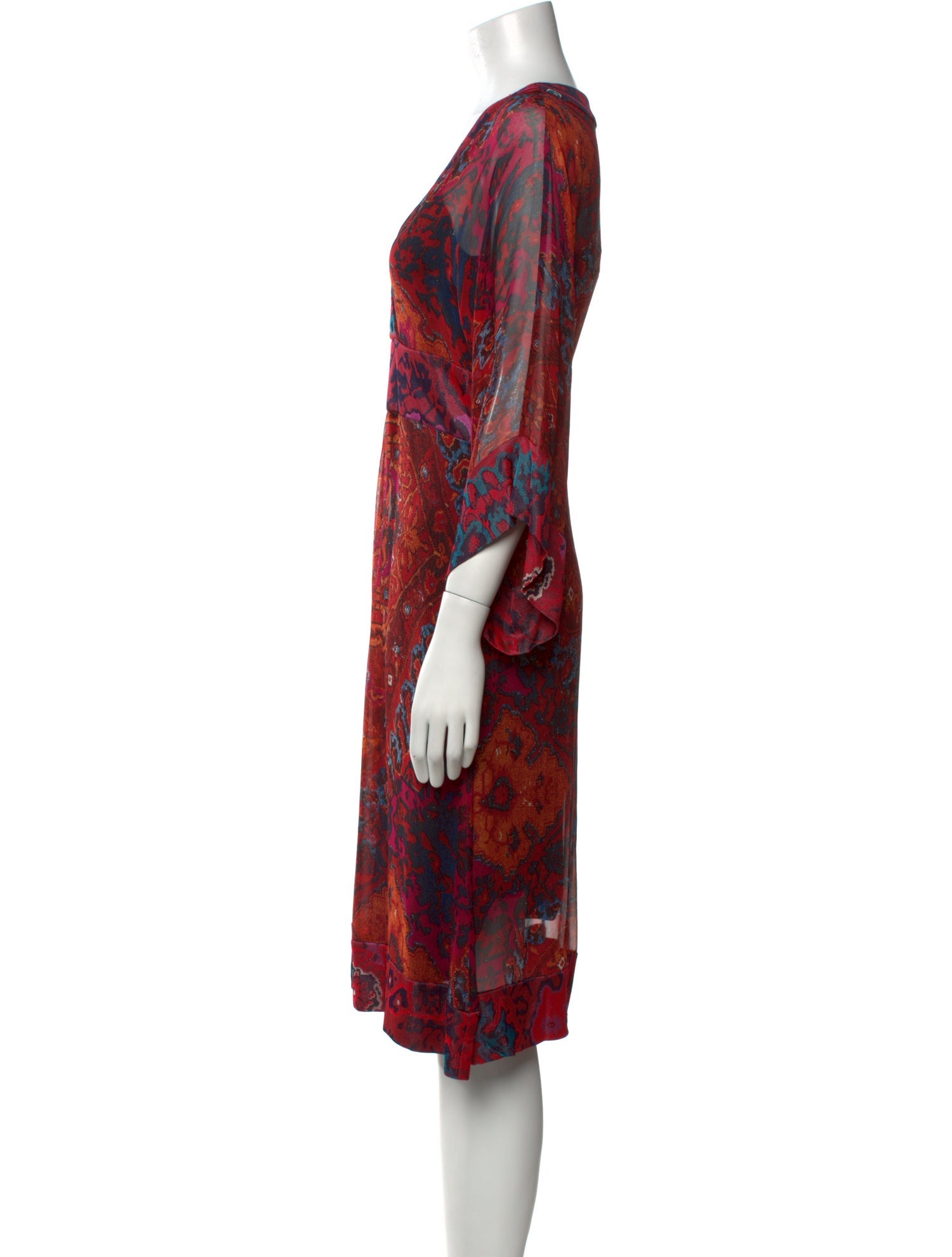 Diane von Furstenberg Silk Midi Length Dress