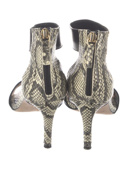Diane von Furstenberg Leather Animal Print Sandals