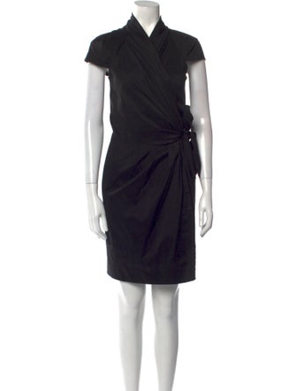 Diane von Furstenberg V-Neck Knee-Length Dress