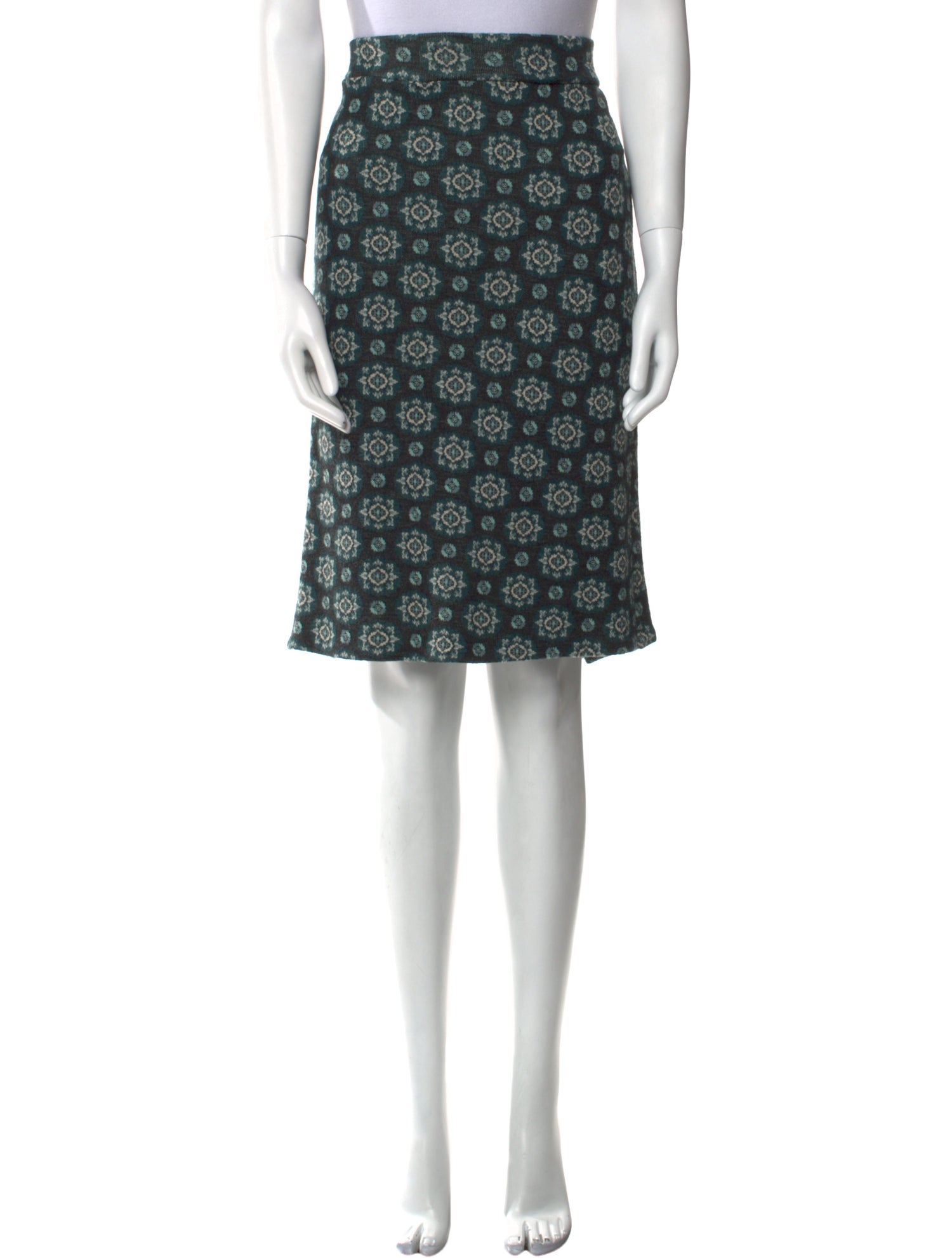 Diane von Furstenberg Printed Knee-Length Skirt