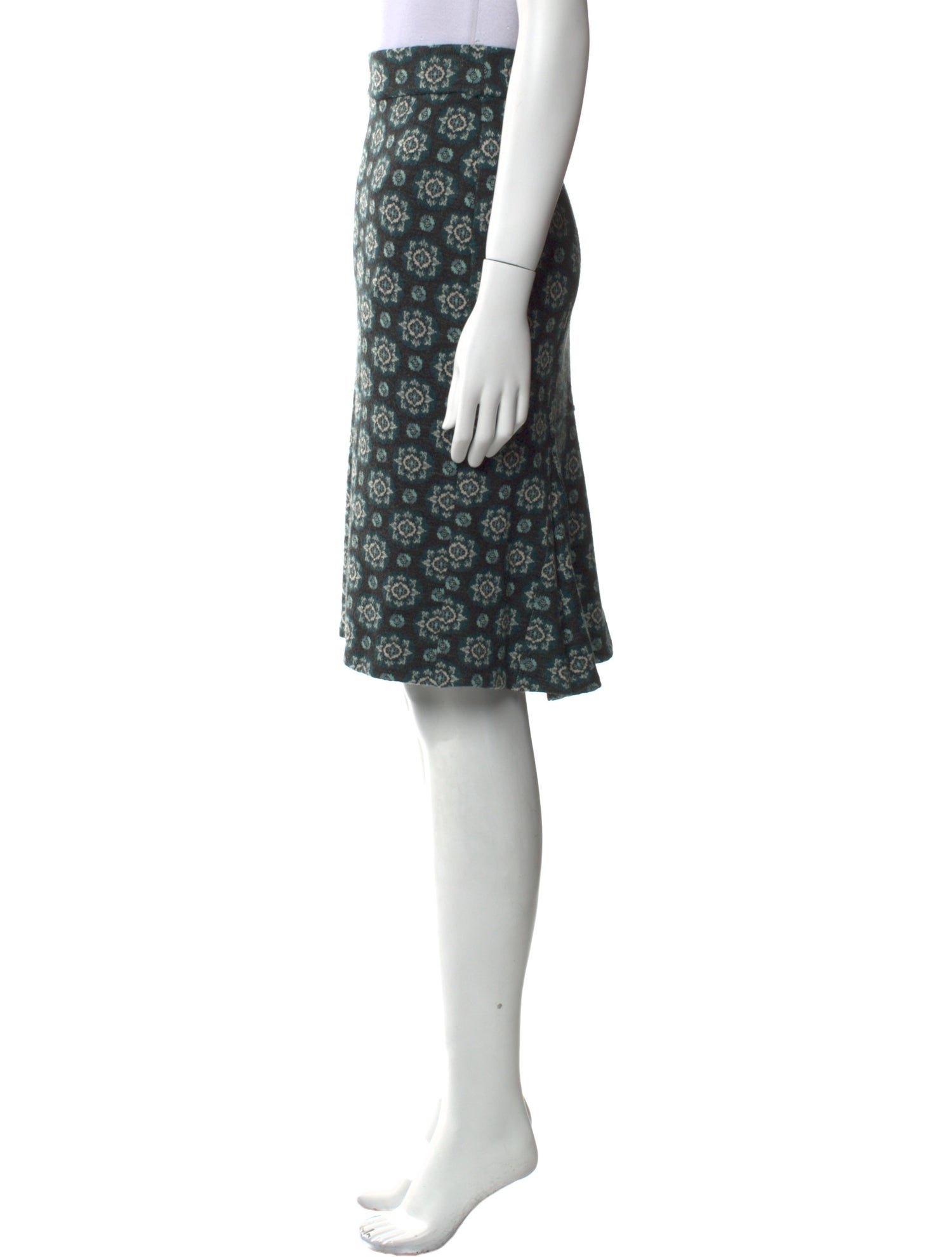 Diane von Furstenberg Printed Knee-Length Skirt