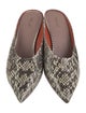 Diane von Furstenberg Python Animal Print Mules