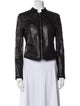Diane von Furstenberg Leather Biker Jacket