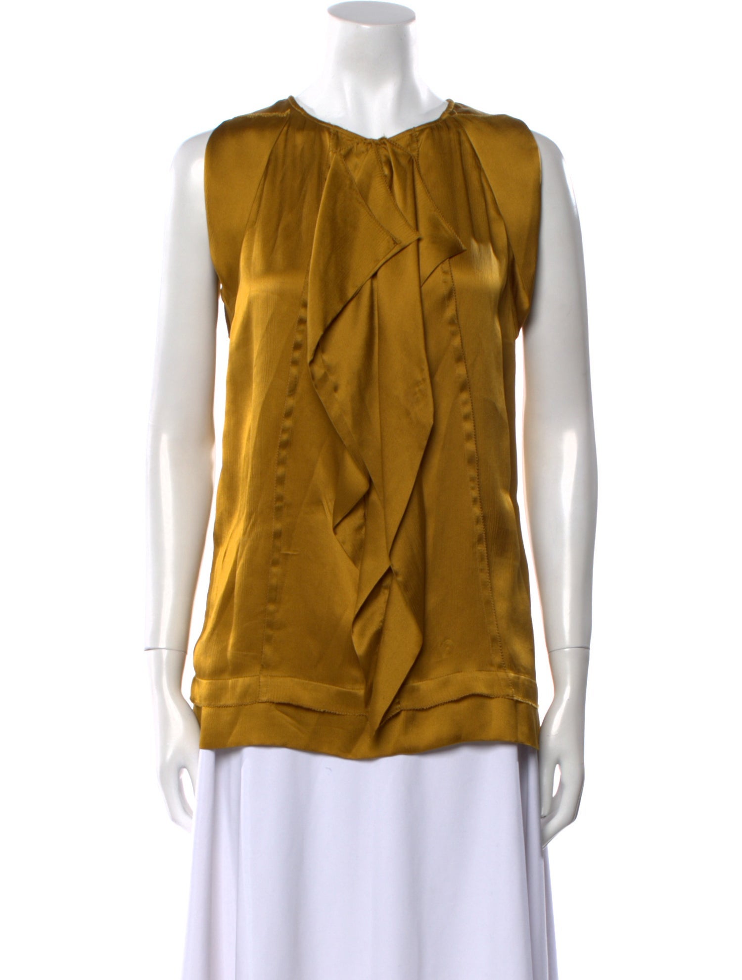 Diane von Furstenberg Silk Crew Neck Blouse