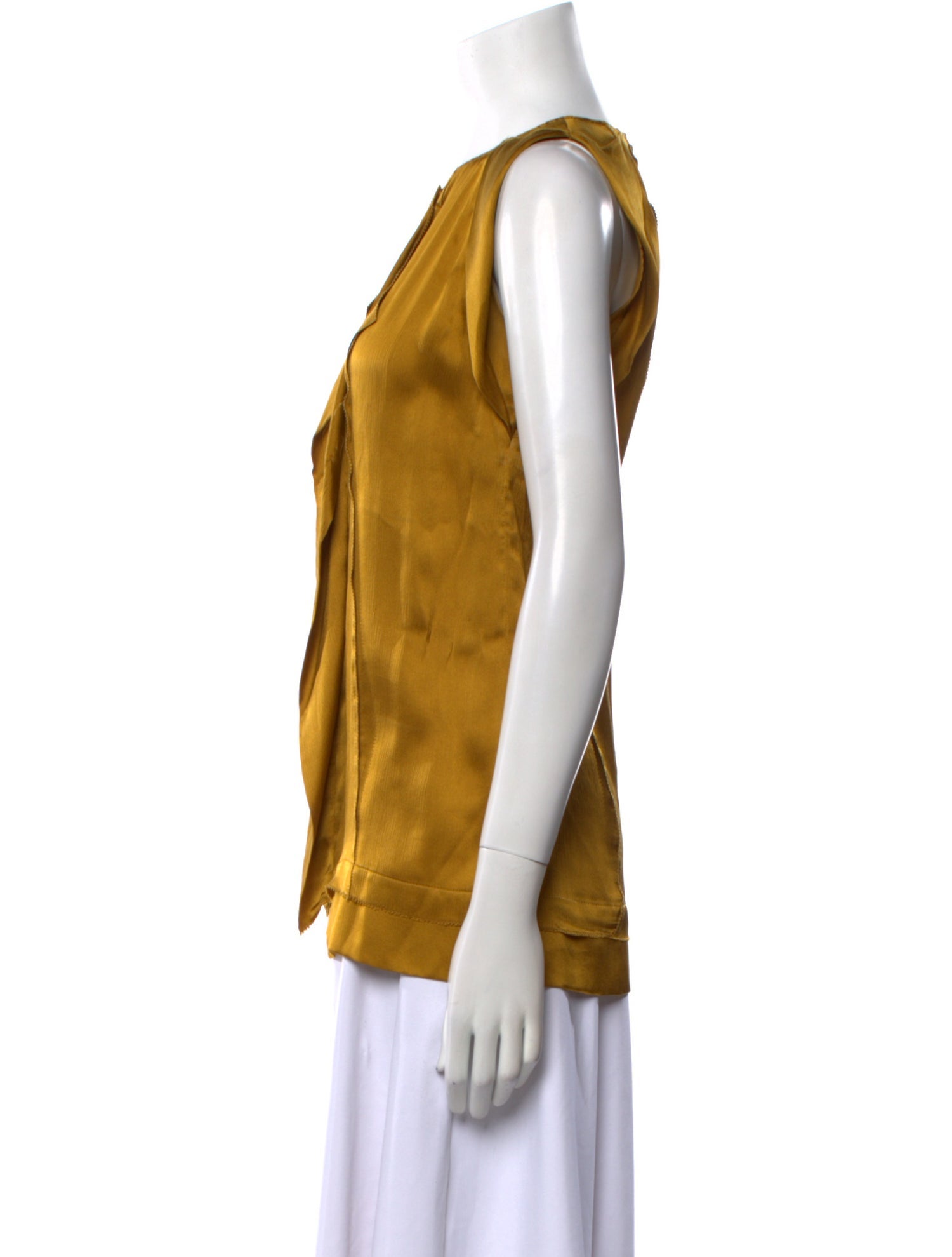 Diane von Furstenberg Silk Crew Neck Blouse