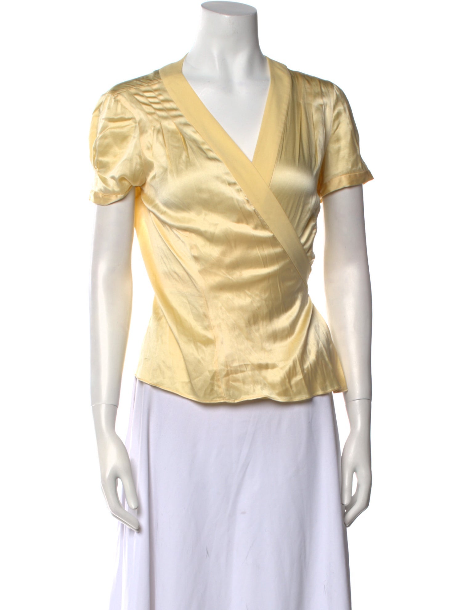 Diane von Furstenberg Silk V-Neck Blouse