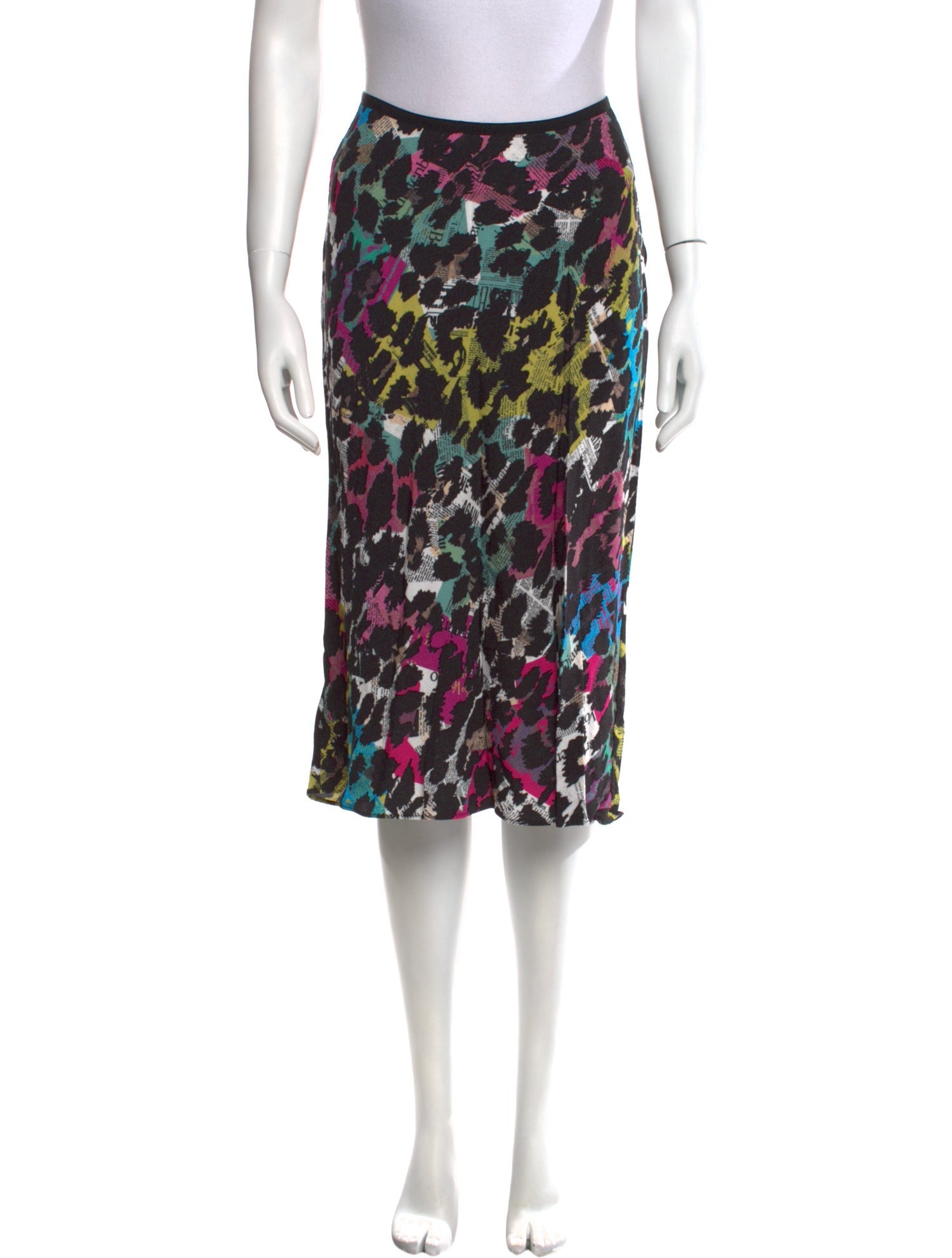Diane von Furstenberg Animal Print Knee-Length Skirt