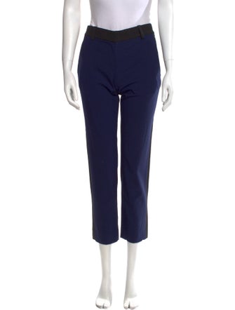 Diane von Furstenberg Wool Straight Leg Pants